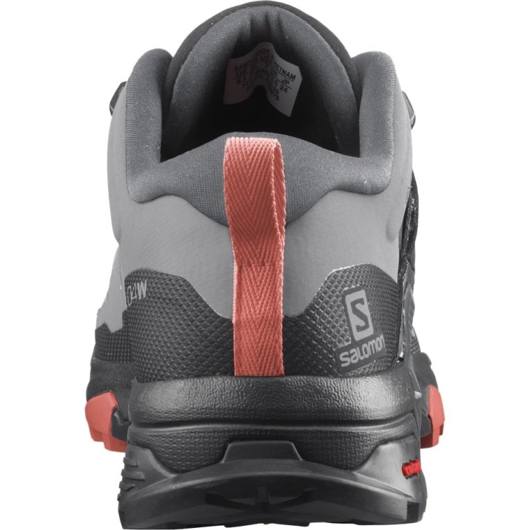 Grey / Black Salomon X Ultra 4 GTX Women's Hiking Shoes | IE JA6304